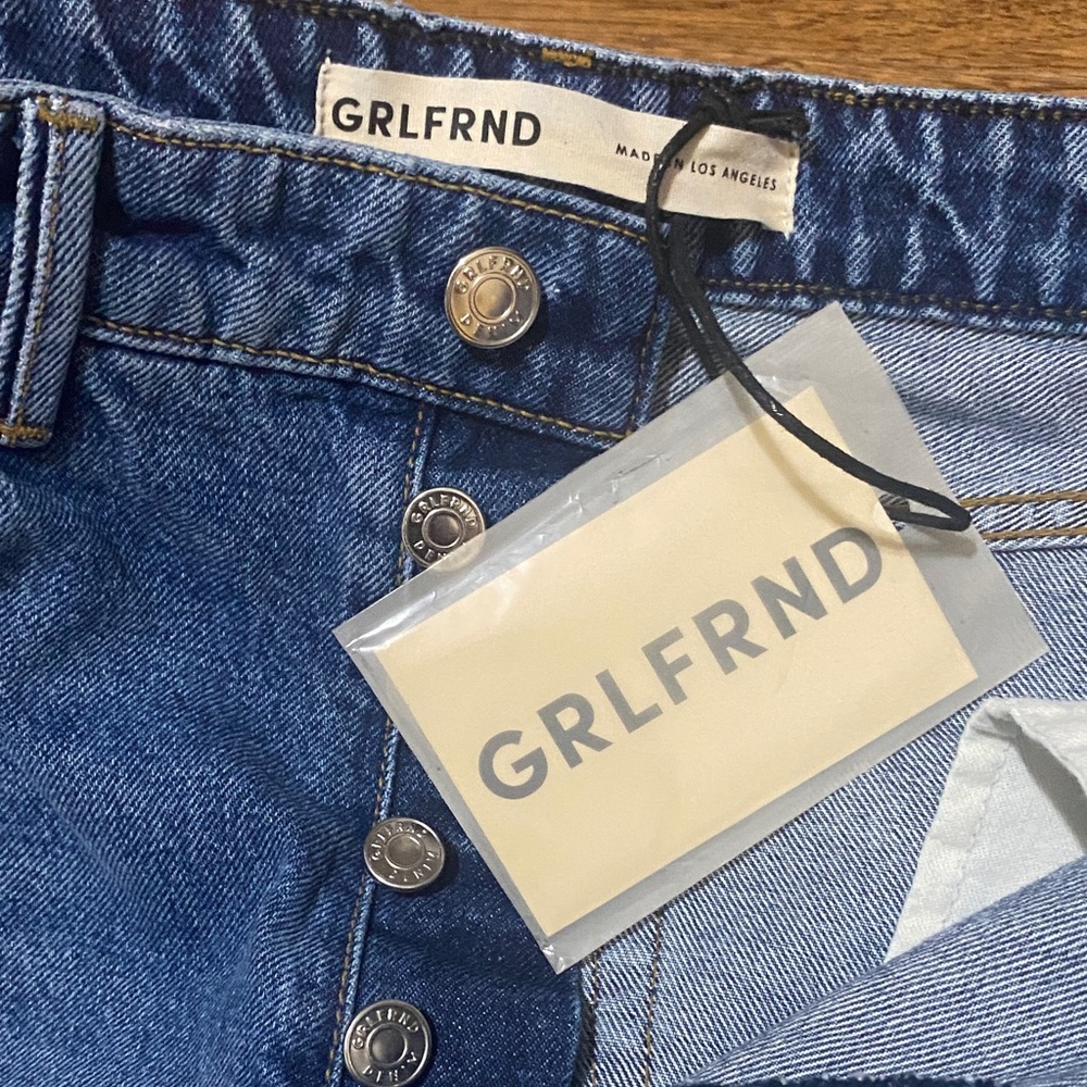 GRLFRND Jeans Classic Blue Denim